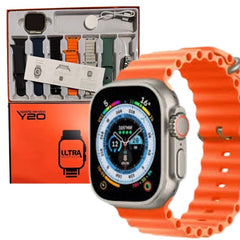 Y20 Ultra Smart Watch – Sports Edition | 2.2" HD Display | Bluetooth Calling | Fitness & Health Tracker