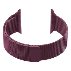 Plum | Apple Watch Milanese Magnetic Loop Strap | Stainless Steel Band | 42mm / 44mm / 45mm