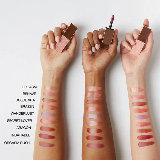 Orgasm | NARS Afterglow Liquid Blush 7ml Buildable Hydrating Blush with Sodium Hyaluronate and Vegan Protein