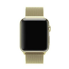 Soft Gold | Apple Watch Milanese Magnetic Loop Strap | Stainless Steel Band  | 42mm / 44mm / 45mm