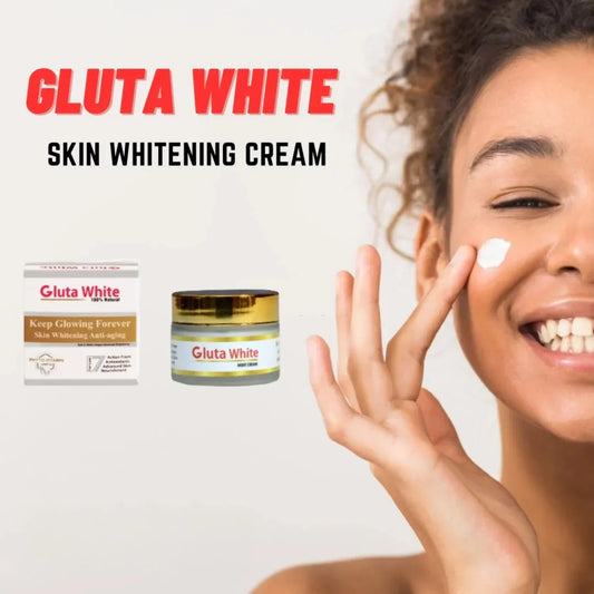 Gluta White Day & Night Cream | Whitening Anti-Aging Hydrating 50g Face Care